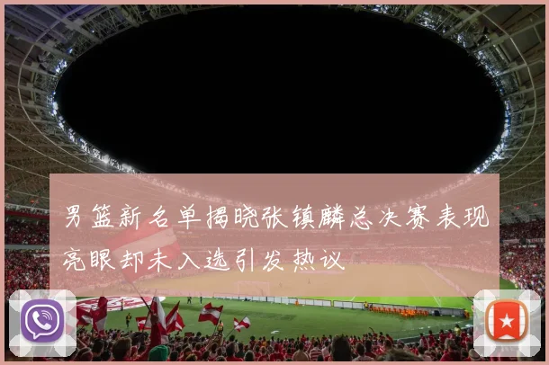 男篮新名单揭晓张镇麟总决赛表现亮眼却未入选引发热议